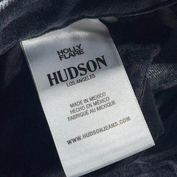 Hudson Jeans Women Size 25 Holly Flare Mid Rise Dark Wash Stretch Denim Disco - Picture 9 of 12